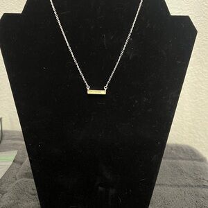 Elegant Necklace with Gold Shell Accent